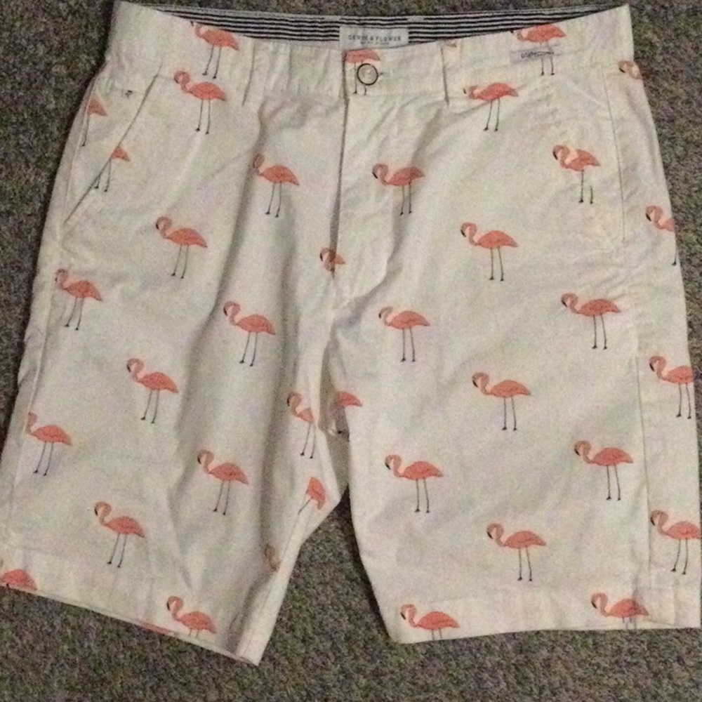 Flamingo shorts made with a lot of quality details.